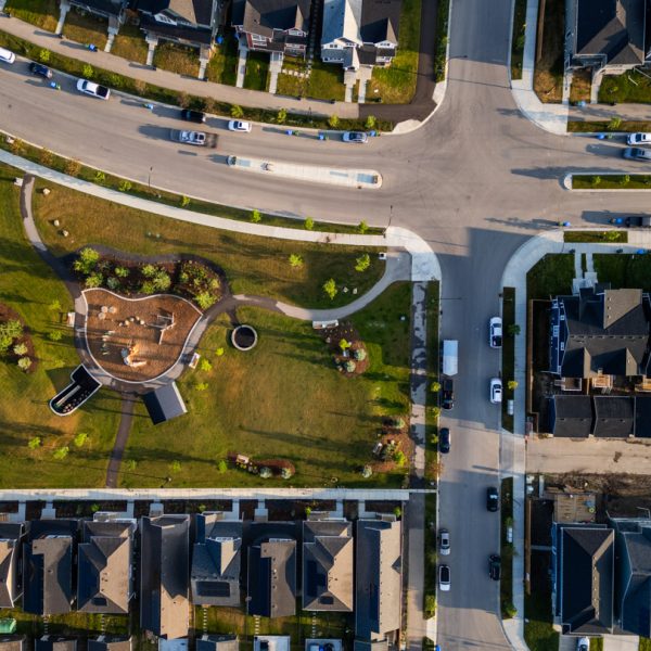 Glacier Ridge Fox Park Aerial