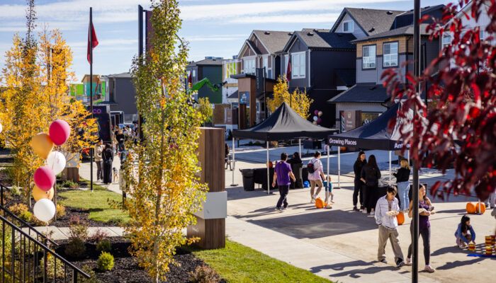 Event photo of showhomes in Glacier Ridge.